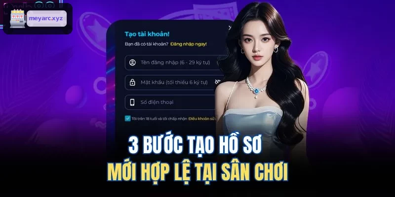 3 bước tạo hồ sơ hợp lệ để tham gia tại GG88